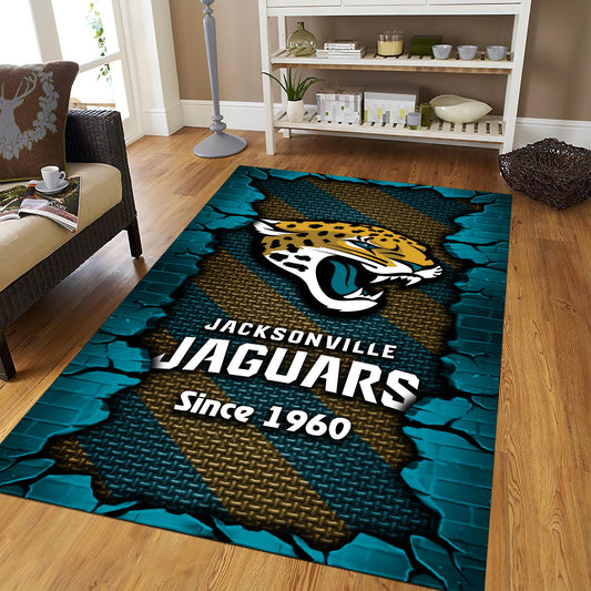 Jacksonville Jaguars Rectangle Rug BGRERUG136