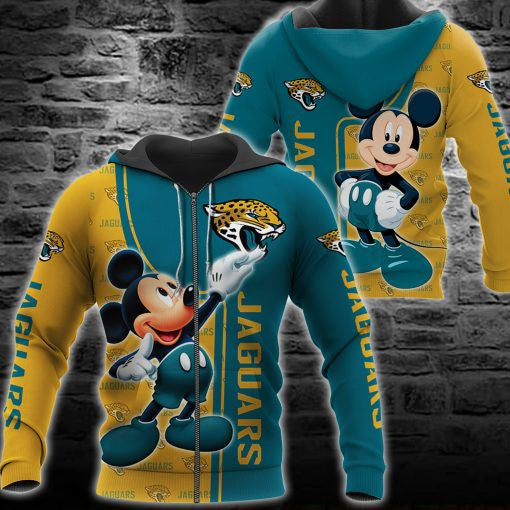 Jacksonville Jaguars Mickey All Over Printed 124