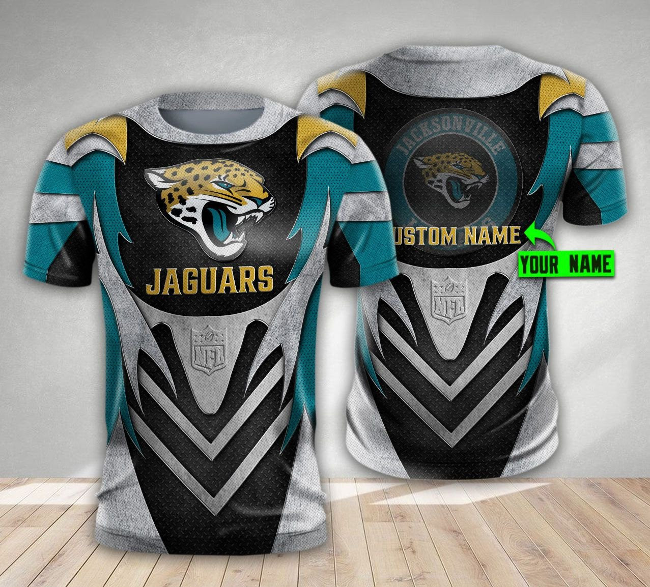 Jacksonville Jaguars Personalized All Over Printed 465