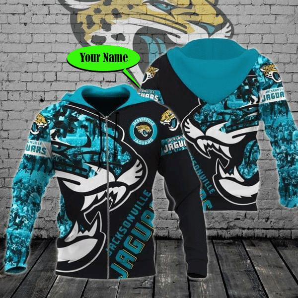 Jacksonville Jaguars Personalized All Over Printed 492