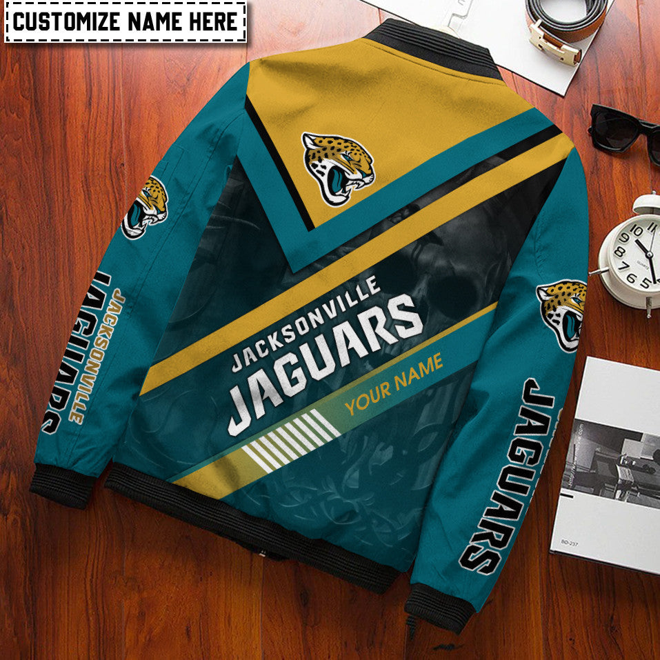 Jacksonville Jaguars Personalized Bomber Jacket BG714