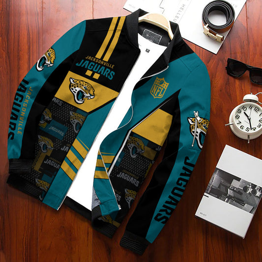 Jacksonville Jaguars Personalized Bomber Jacket BG733