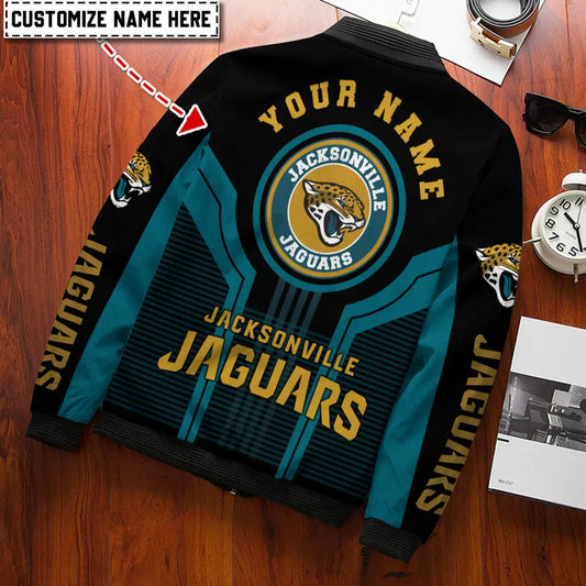 Jacksonville Jaguars Personalized Bomber Jacket BG744