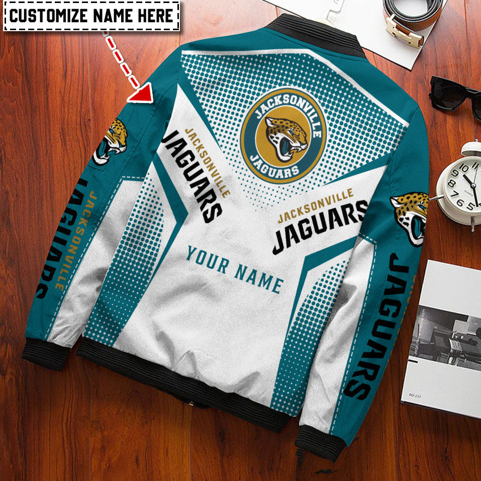 Jacksonville Jaguars Personalized Bomber Jacket BG754