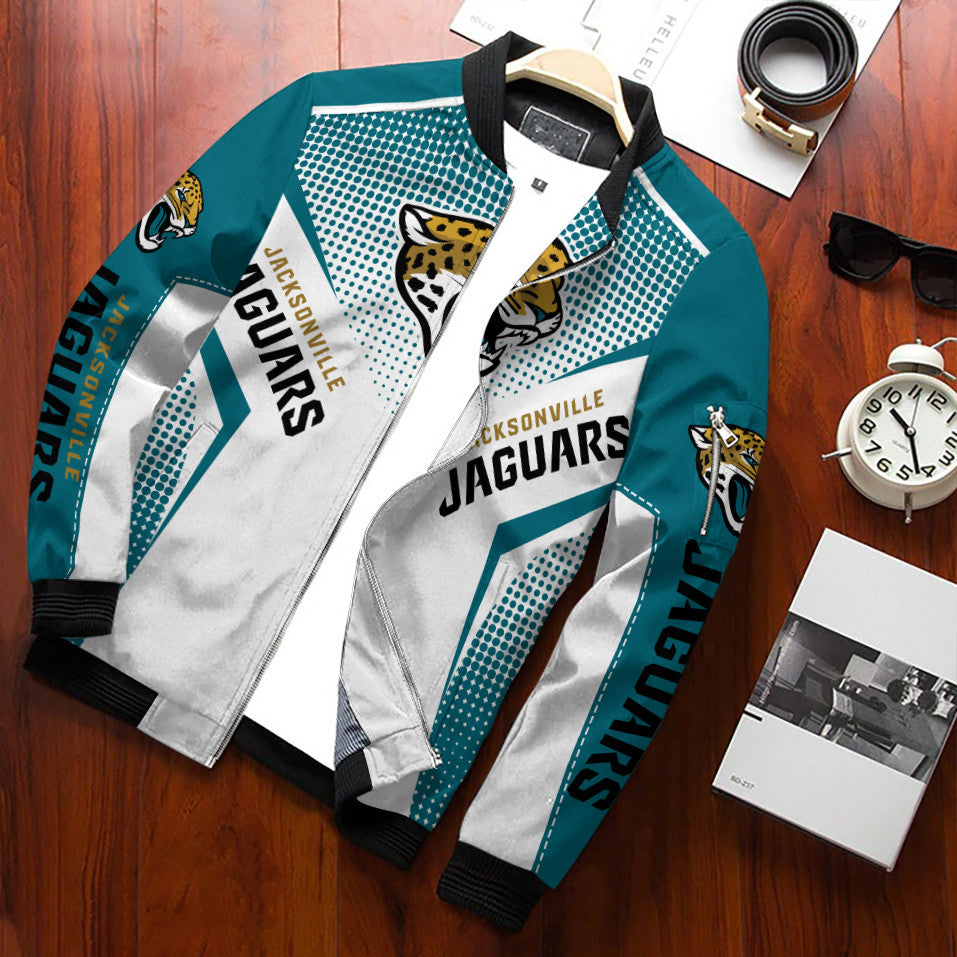 Jacksonville Jaguars Personalized Bomber Jacket BG754