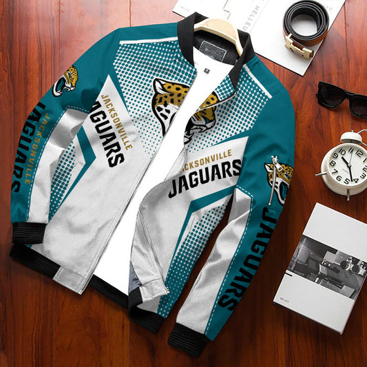 Jacksonville Jaguars Personalized Bomber Jacket BG754