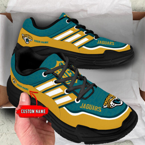 Jacksonville Jaguars Personalized Chunky Sneakers 08