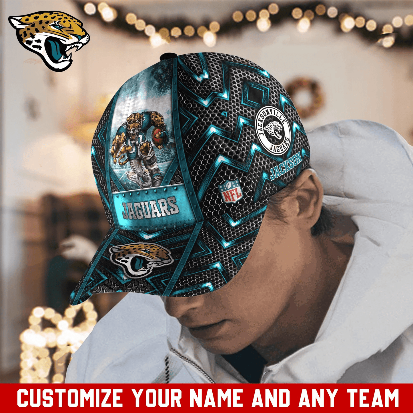 Jacksonville Jaguars Personalized Classic Cap BB254