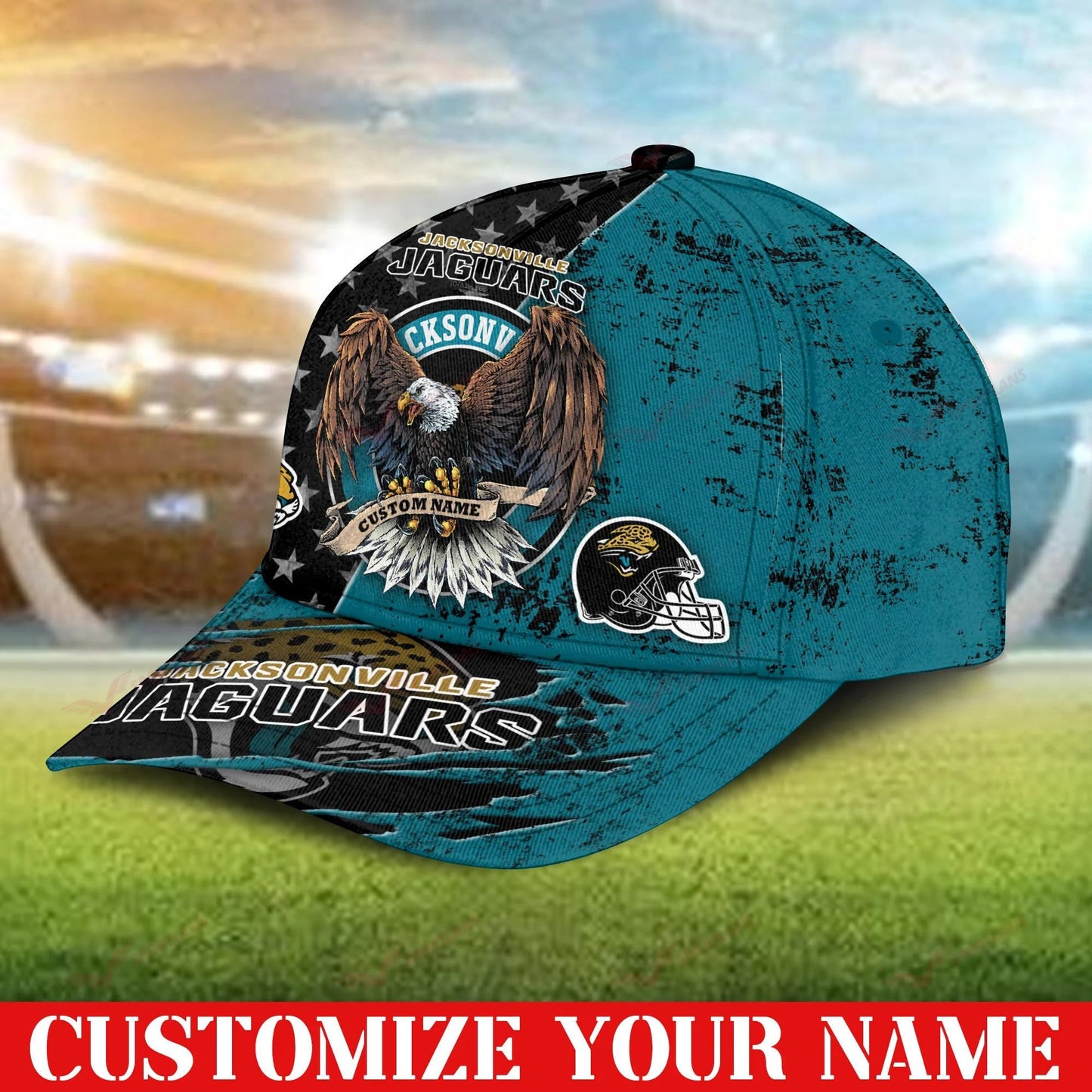Jacksonville Jaguars Personalized Classic Cap BB387