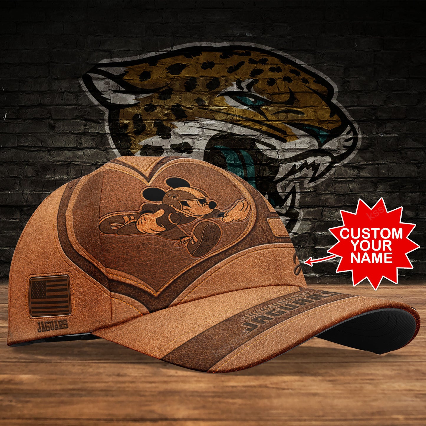 Jacksonville Jaguars Personalized Classic Cap BB496