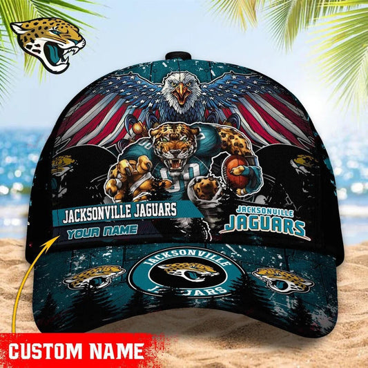 Jacksonville Jaguars Personalized Classic Cap BB536
