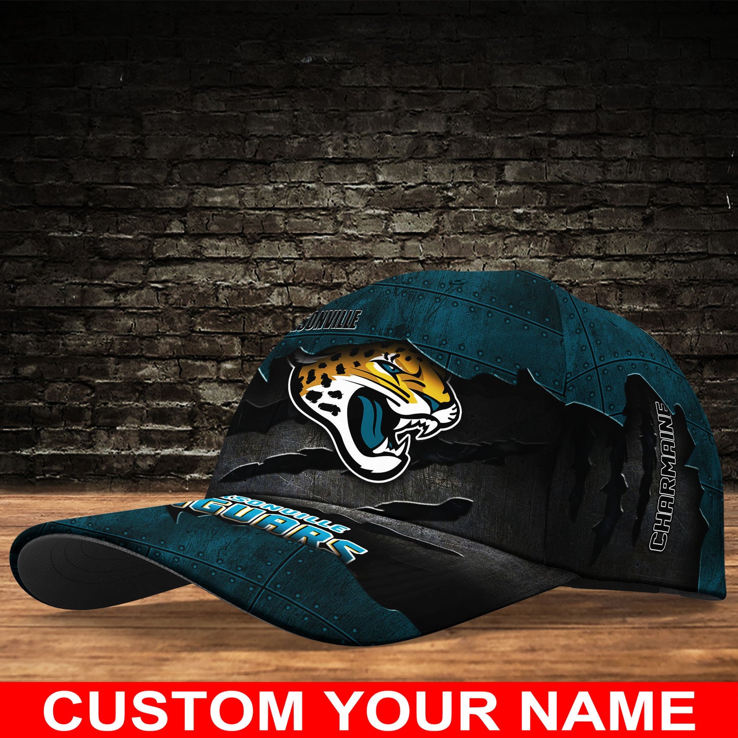 Jacksonville Jaguars Personalized Classic Cap BG305