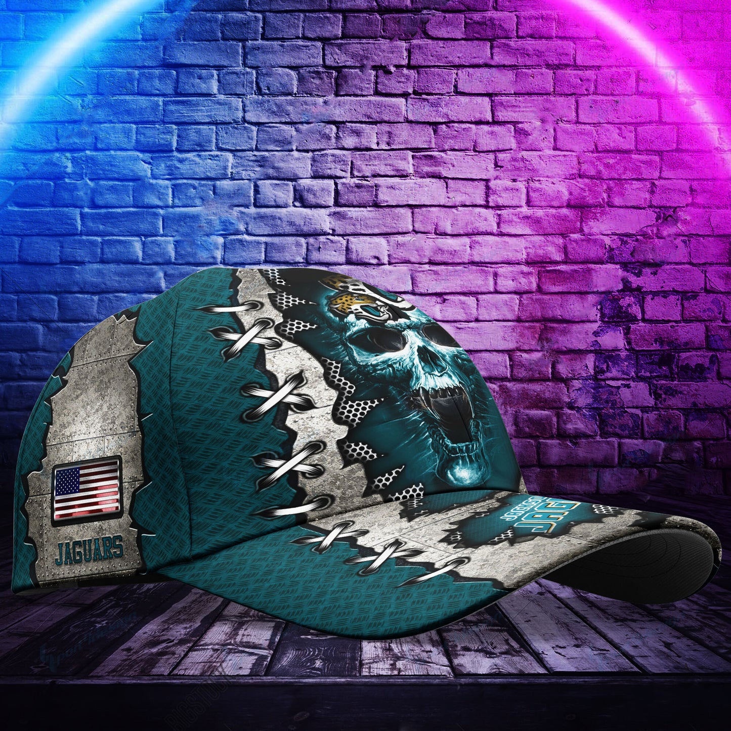Jacksonville Jaguars Personalized Classic Cap BG489