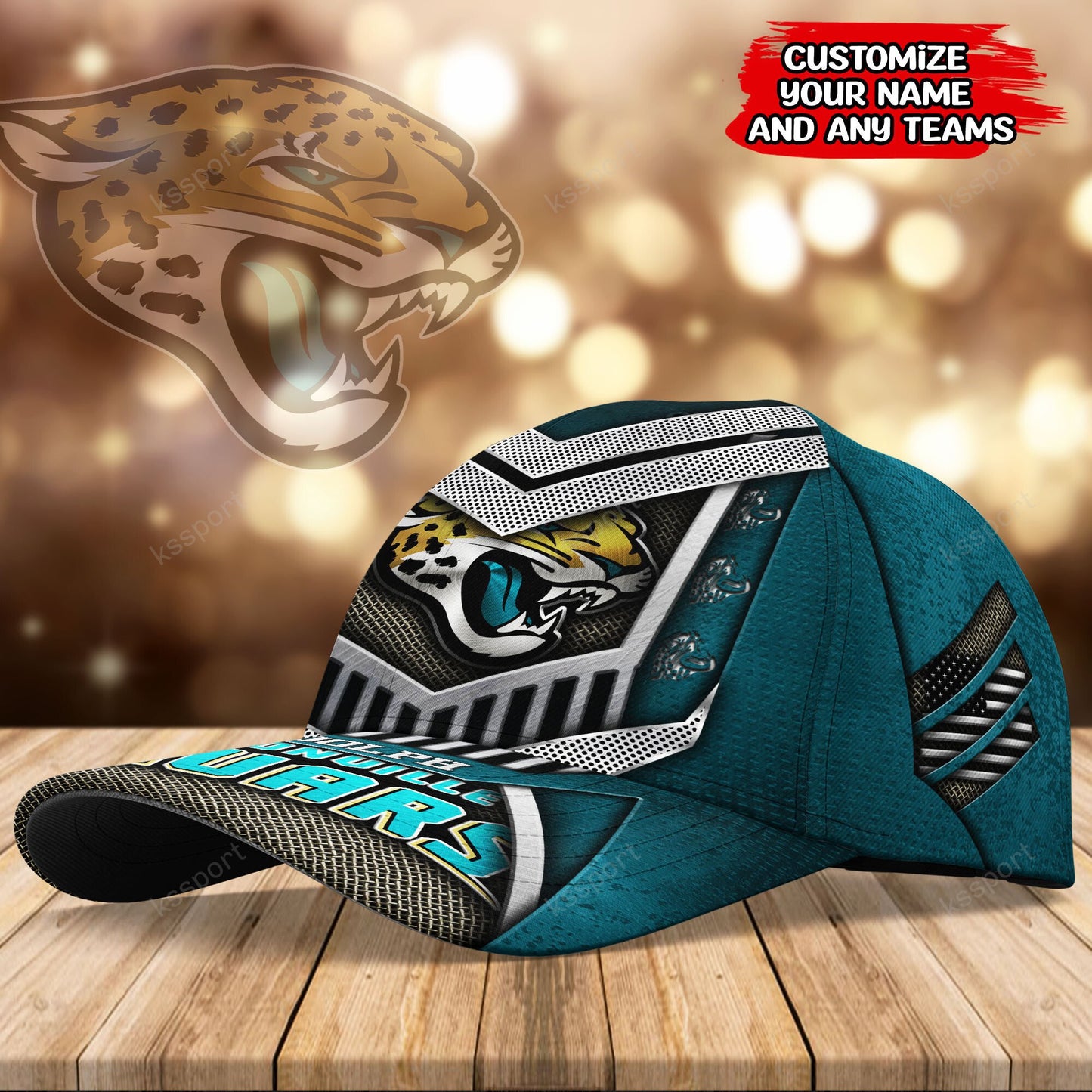 Jacksonville Jaguars Personalized Classic Cap BG775