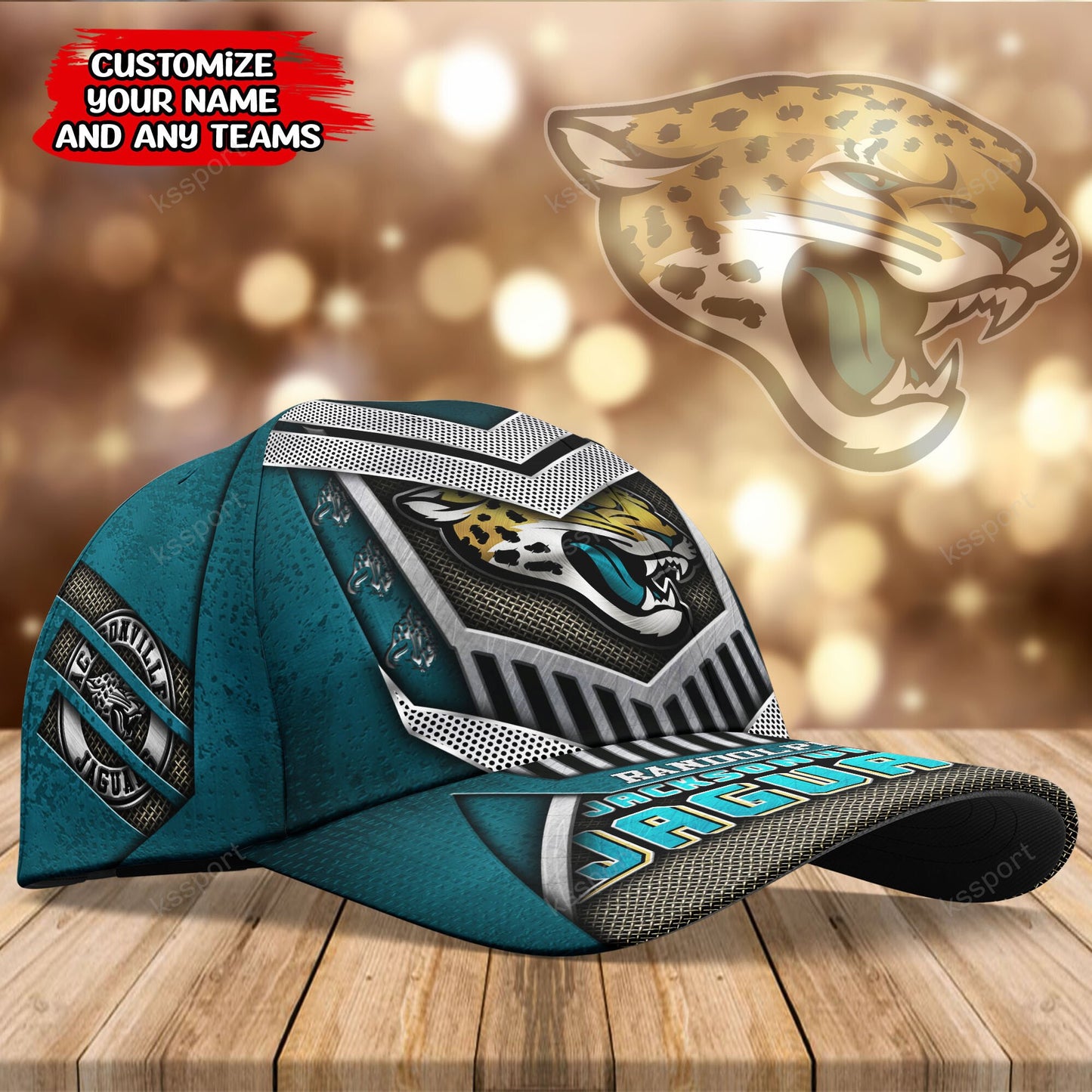 Jacksonville Jaguars Personalized Classic Cap BG775