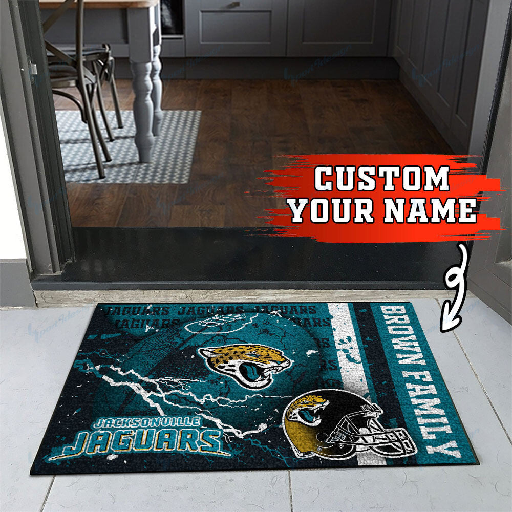 Jacksonville Jaguars Personalized Doormat BG15