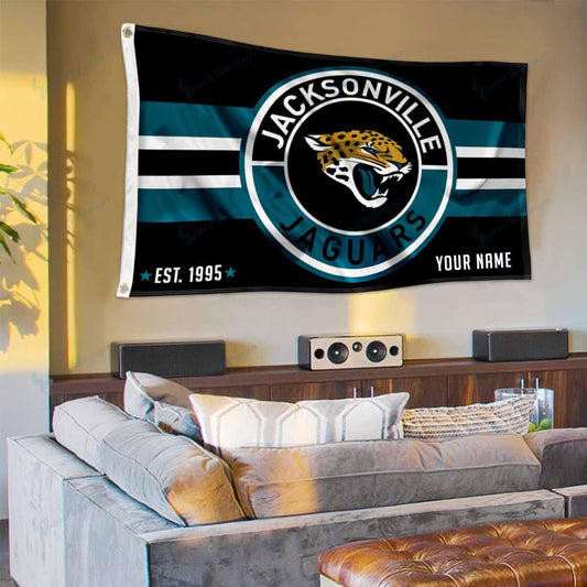 Jacksonville Jaguars Personalized Flag 181