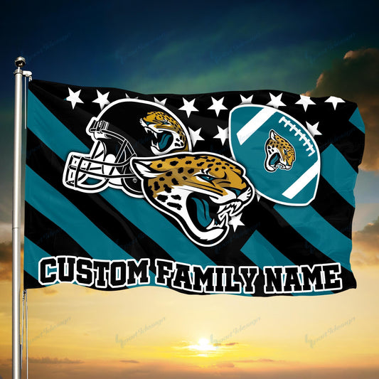 Jacksonville Jaguars Personalized Flag 78