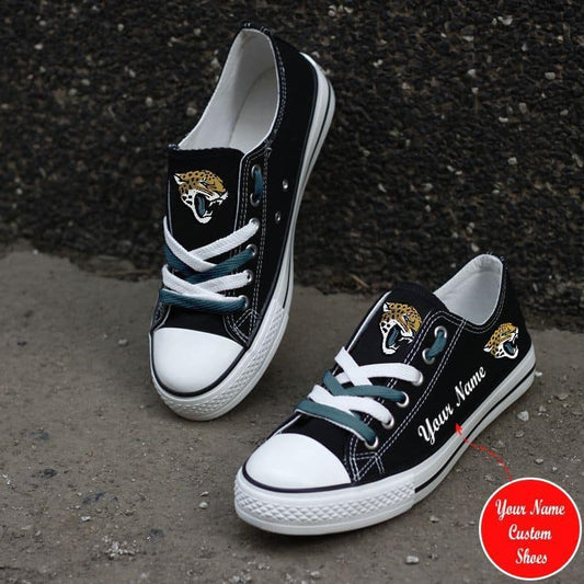 Jacksonville Jaguars Personalized New Low Top 033