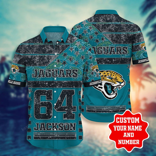 Jacksonville Jaguars Personalized Shirt and Shorts BG233
