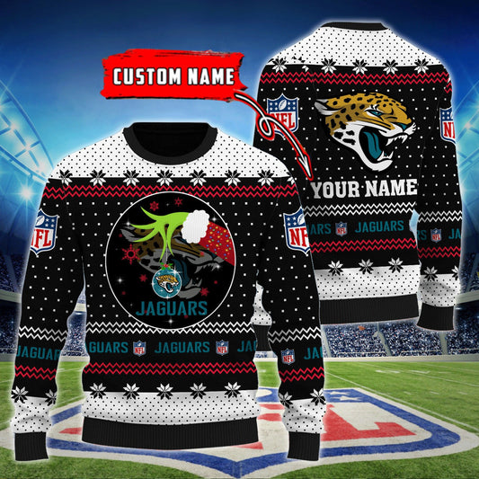 Jacksonville Jaguars Personalized Woolen Sweater BG49