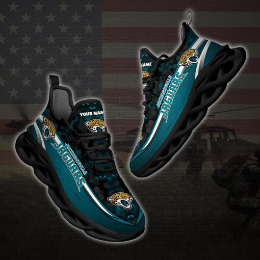 Jacksonville Jaguars Personalized Yezy Running Sneakers 84