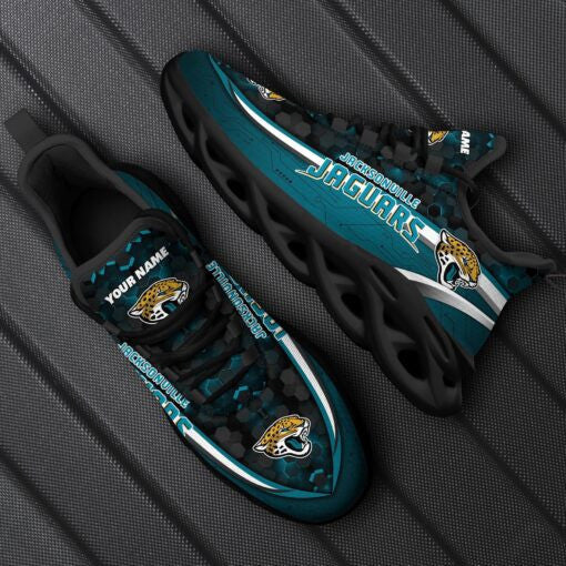 Jacksonville Jaguars Personalized Yezy Running Sneakers 84