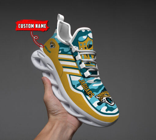 Jacksonville Jaguars Personalized Yezy Running Sneakers BG219