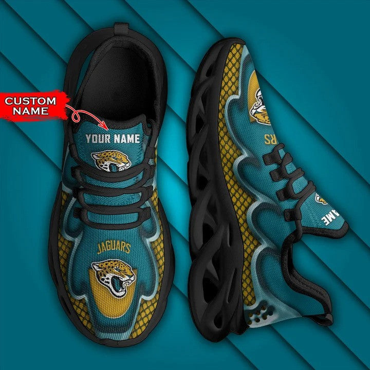 Jacksonville Jaguars Personalized Yezy Running Sneakers BG394