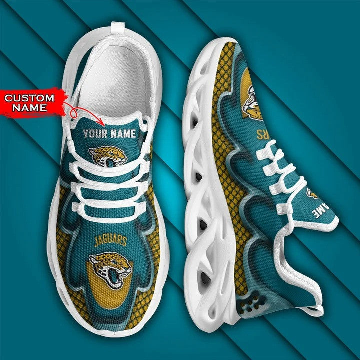 Jacksonville Jaguars Personalized Yezy Running Sneakers BG394