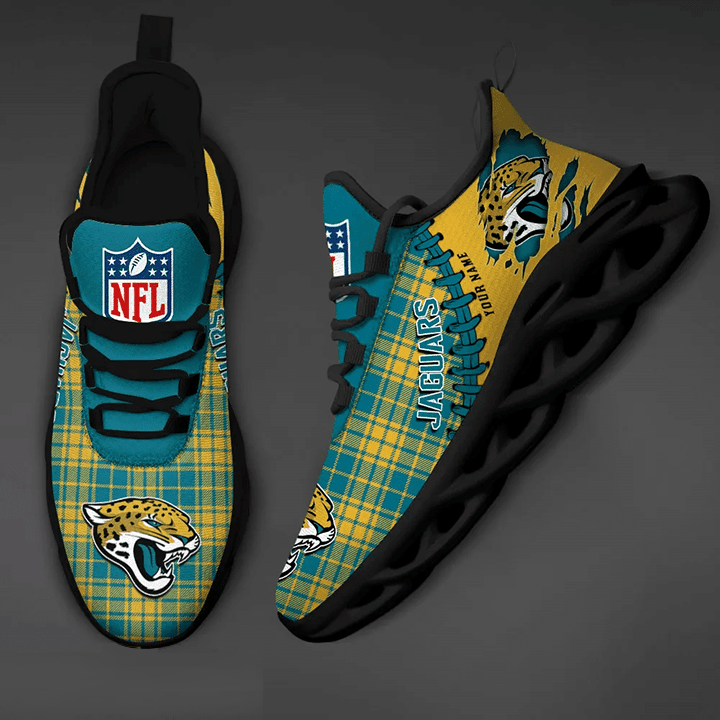Jacksonville Jaguars Personalized Yezy Running Sneakers SPD289