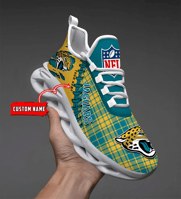 Jacksonville Jaguars Personalized Yezy Running Sneakers SPD289