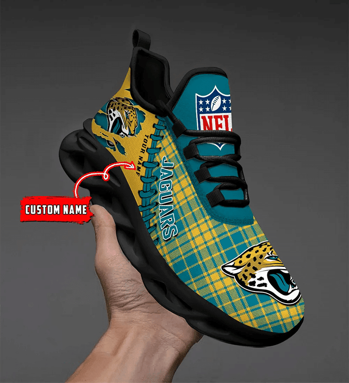 Jacksonville Jaguars Personalized Yezy Running Sneakers SPD289