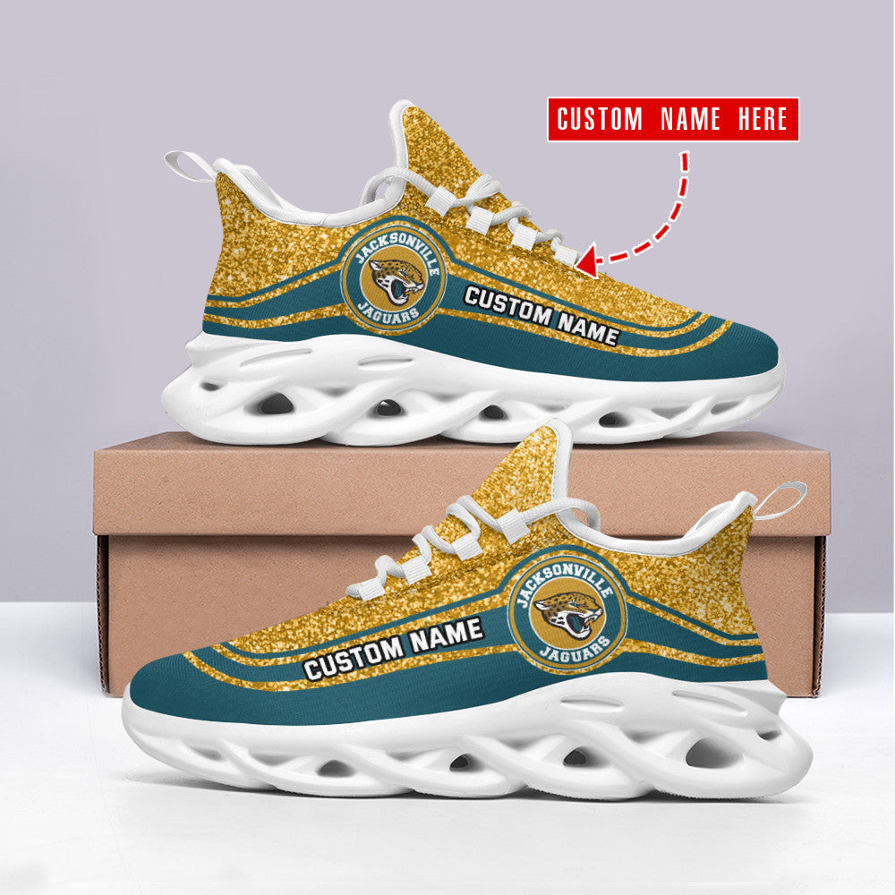 Jacksonville Jaguars Personalized Yezy Running Sneakers SPD334