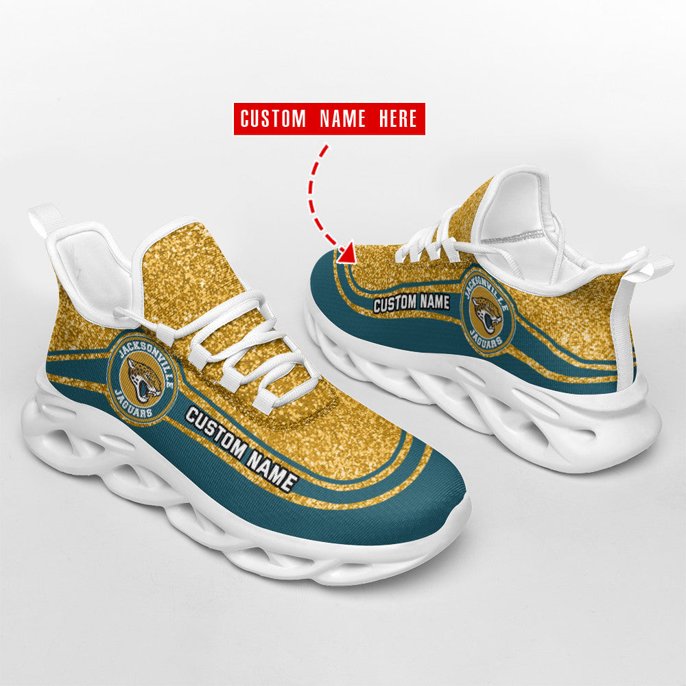 Jacksonville Jaguars Personalized Yezy Running Sneakers SPD334