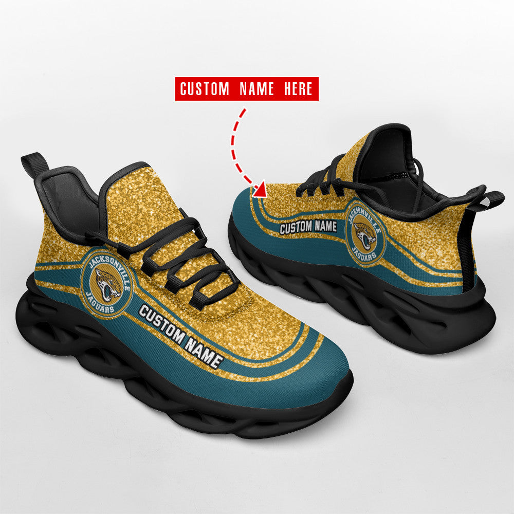 Jacksonville Jaguars Personalized Yezy Running Sneakers SPD334