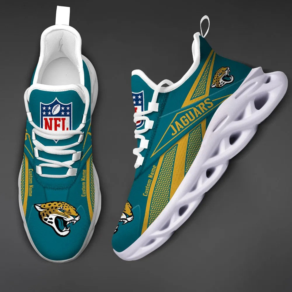 Jacksonville Jaguars Personalized Yezy Running Sneakers SPD527