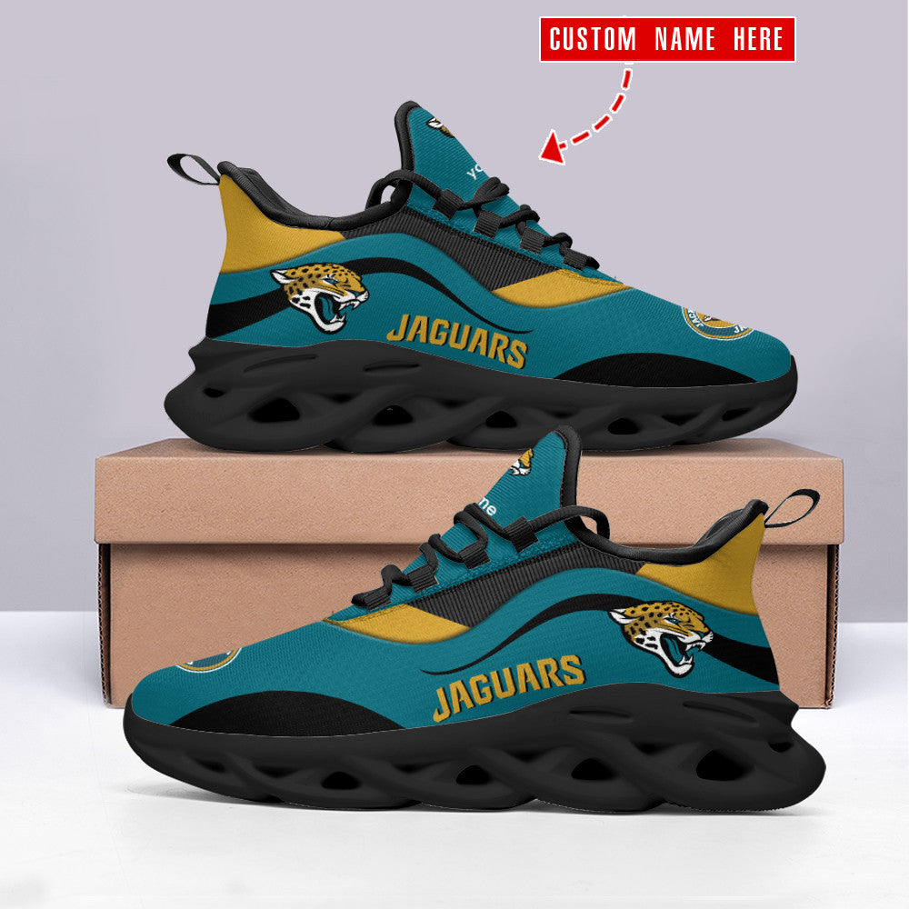 Jacksonville Jaguars Personalized Yezy Running Sneakers SPD553