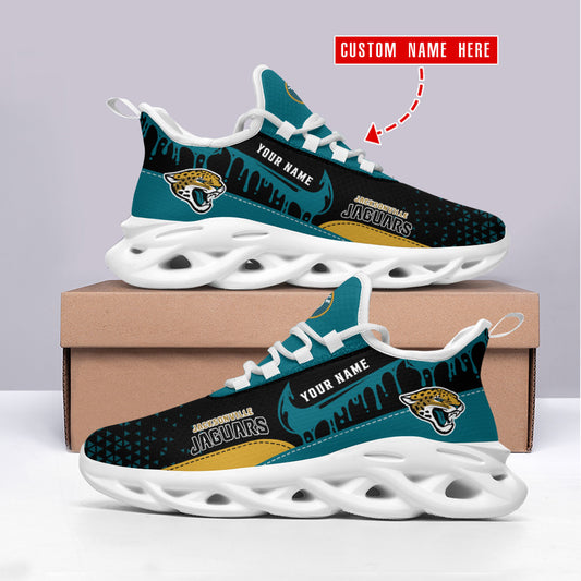 Jacksonville Jaguars Personalized Yezy Running Sneakers SPD583