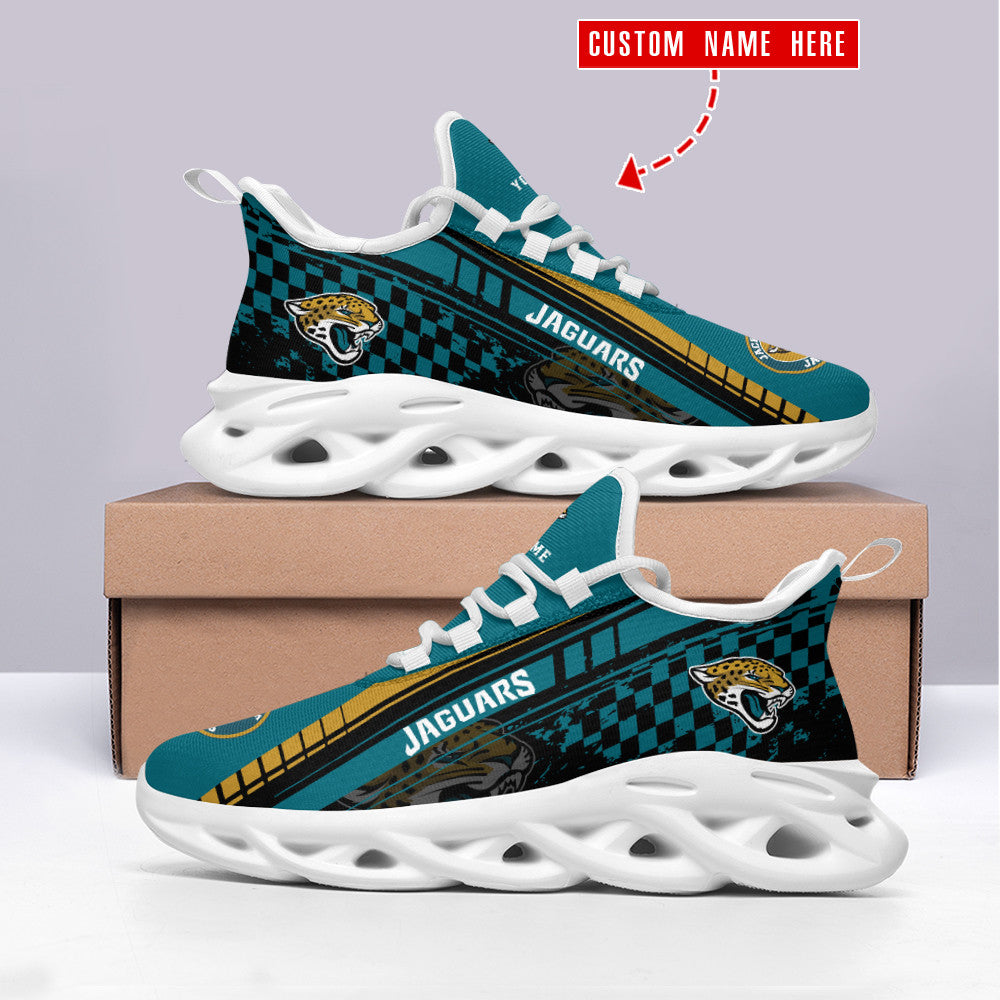 Jacksonville Jaguars Personalized Yezy Running Sneakers SPD672