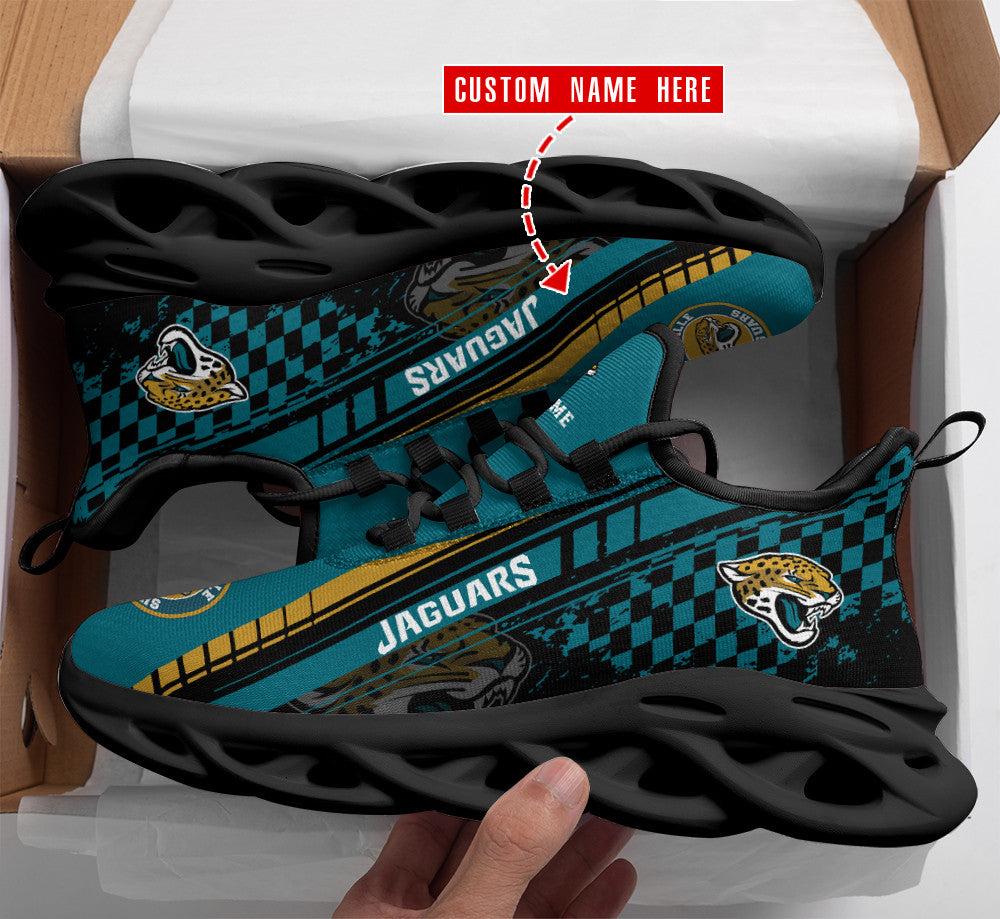 Jacksonville Jaguars Personalized Yezy Running Sneakers SPD672