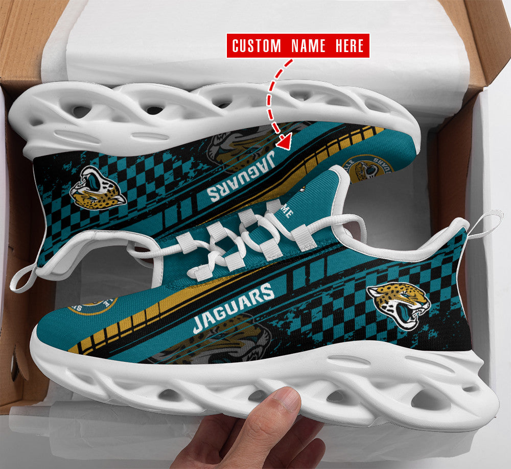 Jacksonville Jaguars Personalized Yezy Running Sneakers SPD672
