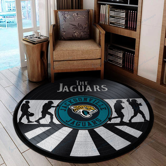 Jacksonville Jaguars Round Rug 98
