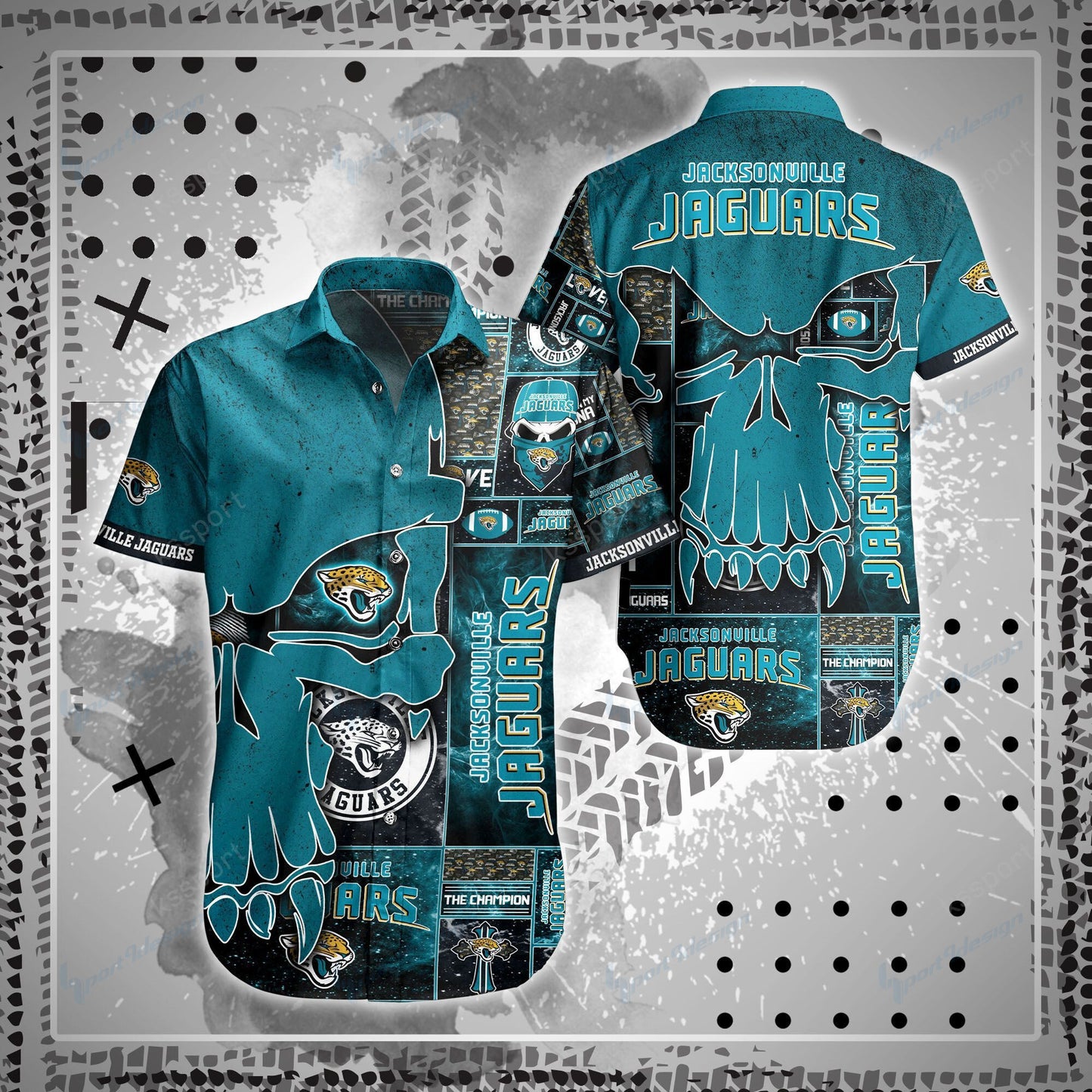Jacksonville Jaguars Shirt and Shorts BG81