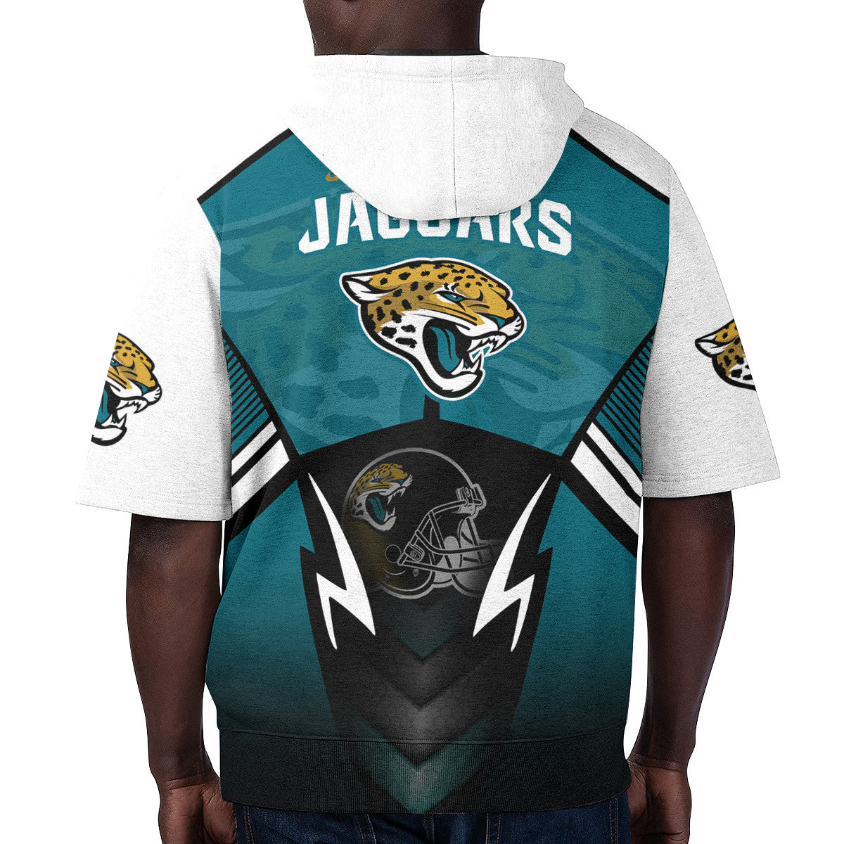 Jacksonville Jaguars Short Sleeve Hoodie BG63