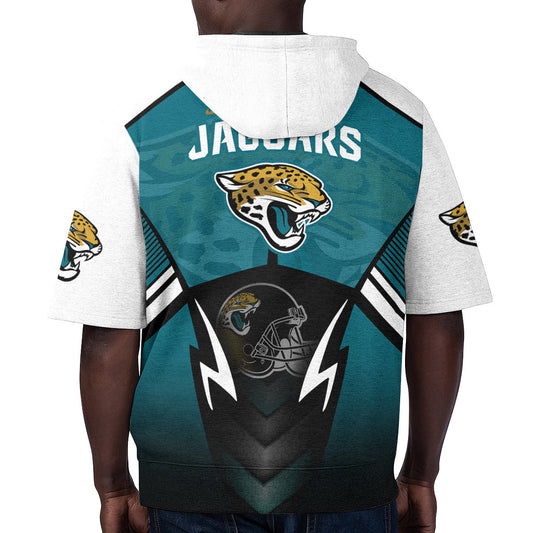 Jacksonville Jaguars Short Sleeve Hoodie BG63