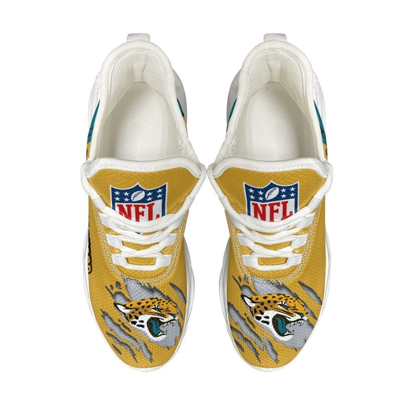 Jacksonville Jaguars Sneakers 3D Max Soul Shoes