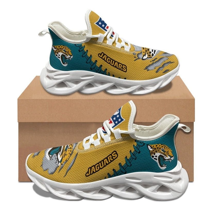 Jacksonville Jaguars Sneakers 3D Max Soul Shoes