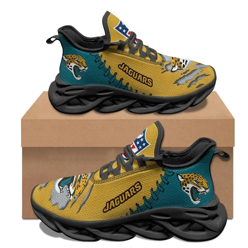 Jacksonville Jaguars Sneakers 3D Max Soul Shoes