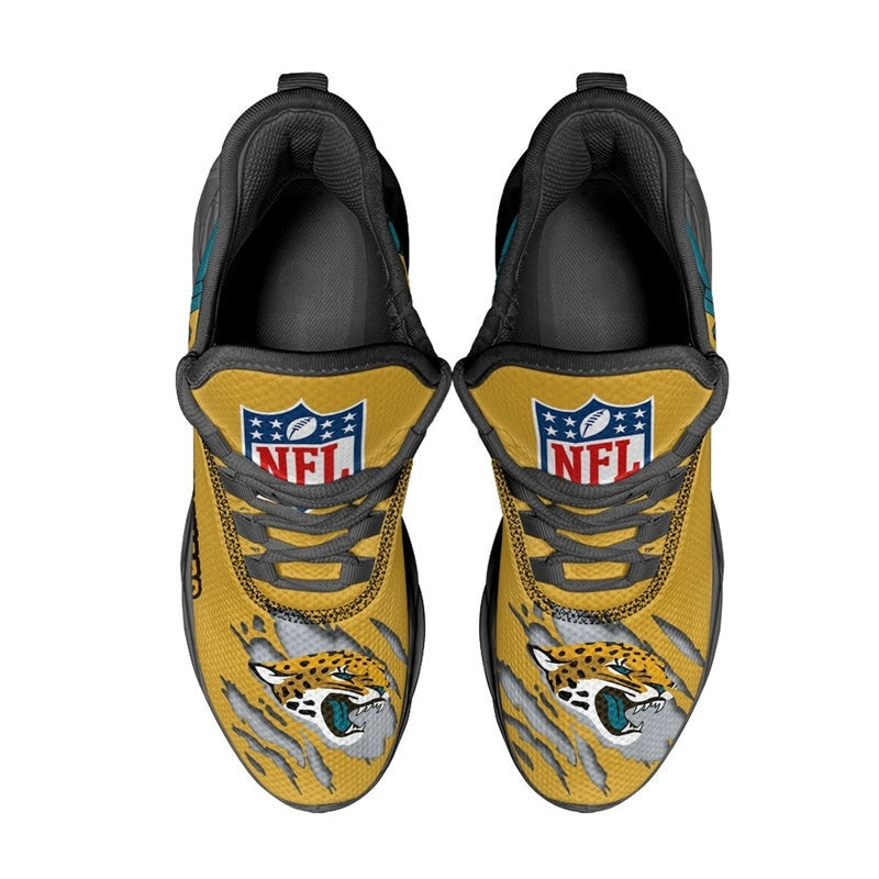 Jacksonville Jaguars Sneakers 3D Max Soul Shoes
